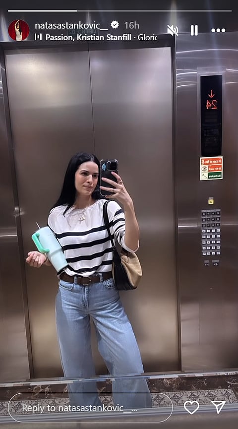 Natasa Stankovic's Instagram Story